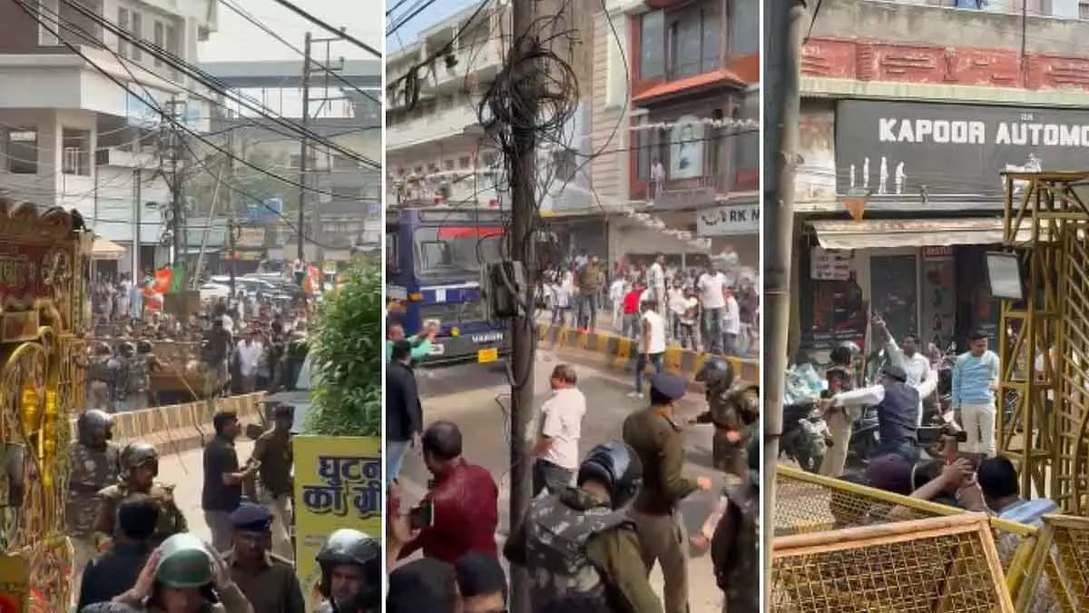 Indore : दिल्ली में AI इम्पैक्ट समिट में विरोध को लेकर BJP कांग्रेस में झड़प Indore : दिल्ली में AI इम्पैक्ट समिट में विरोध को लेकर BJP कांग्रेस में झड़प