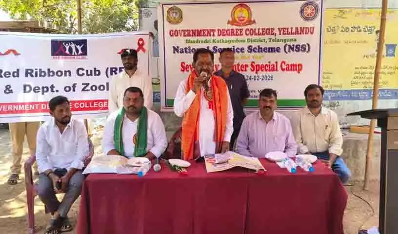 समाज के निर्माण में सेवा सबसे बड़ा गुण है: MLA कोरम कनकैया समाज के निर्माण में सेवा सबसे बड़ा गुण है: MLA कोरम कनकैया