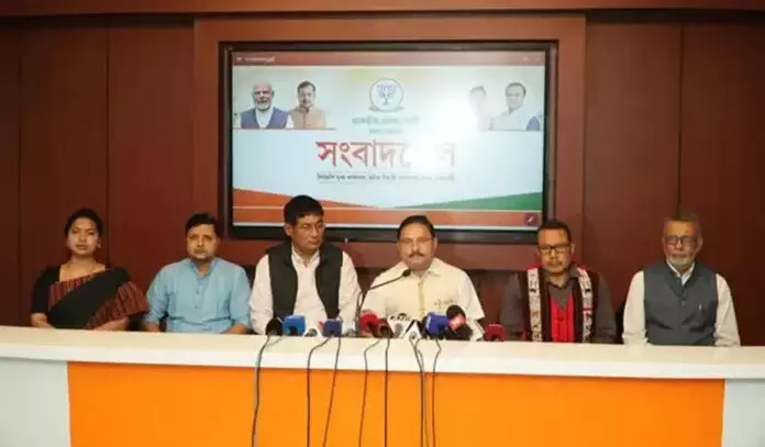 युवा कांग्रेस ने राहुल के सीधे निर्देश पर एआई सम्मेलन में प्रदर्शन किया : Saikia