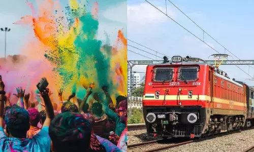MP : पश्चिम रेलवे ने रतलाम में होली-स्पेशल-ट्रेन चलाई MP : पश्चिम रेलवे ने रतलाम में होली-स्पेशल-ट्रेन चलाई