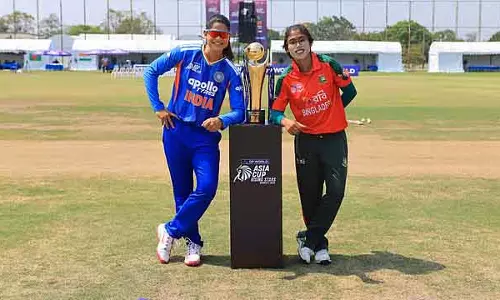 फाइनल में Bangladesh के खिलाफ भारत की बल्लेबाजी : महिला एशिया कप राइजिंग स्टार फाइनल में Bangladesh के खिलाफ भारत की बल्लेबाजी : महिला एशिया कप राइजिंग स्टार