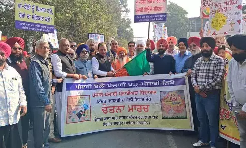 Phagwara में पंजाबी मातृभाषा जागरूकता मार्च निकाला गया Phagwara में पंजाबी मातृभाषा जागरूकता मार्च निकाला गया