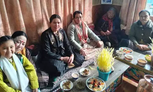 Spiti में पारंपरिक फागली उत्सव धूमधाम से मनाया गया Spiti में पारंपरिक फागली उत्सव धूमधाम से मनाया गया