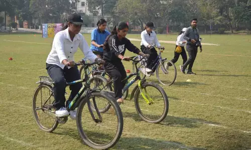 Ludhiana: संजना को SDP कॉलेज मीट में बेस्ट एथलीट चुना गया