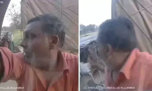 Kanpur–Allahabad हाईवे पर शीशा साफ करते समय दो ट्रकों के बीच कुचला गया आदमी