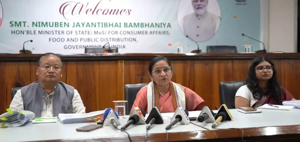 Nagaland: नॉर्थ ईस्ट को ‘नई रफ़्तार और पहचान मिलेगी: MoS निमुबेन Nagaland: नॉर्थ ईस्ट को ‘नई रफ़्तार और पहचान मिलेगी: MoS निमुबेन