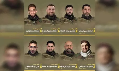पूर्वी लेबनान में इजरायली हमलों में Hezbollah के आठ सदस्य मारे गए