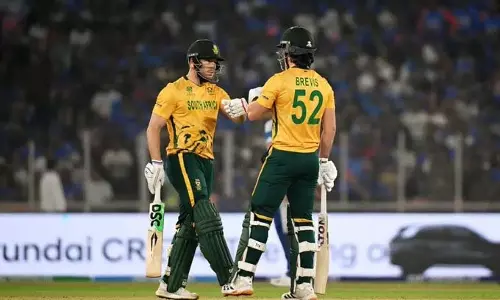 T20 WC 2026 सुपर 8: SA ने भारत के खिलाफ 188 रन का दिया टारगेट T20 WC 2026 सुपर 8: SA ने भारत के खिलाफ 188 रन का दिया टारगेट