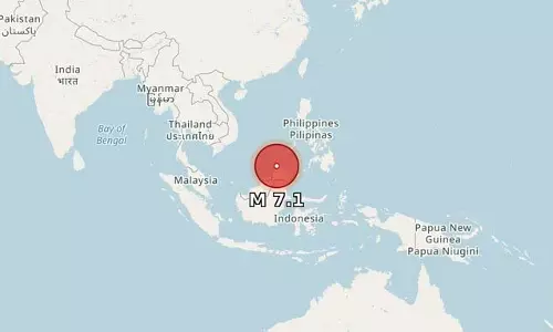 Earthquake: बोर्नियो तट के पास 7.1 तीव्रता का शक्तिशाली भूकंप