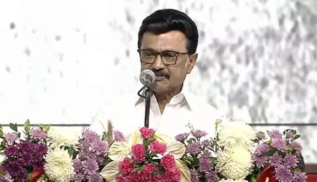 गांधी हिंदू-मुस्लिम एकता के प्रतीक हैं: CM Stalin गांधी हिंदू-मुस्लिम एकता के प्रतीक हैं: CM Stalin