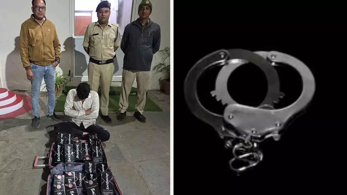 Indore : आबकारी विभाग ने गुजरात जा रही शराब ज़ब्त की Indore : आबकारी विभाग ने गुजरात जा रही शराब ज़ब्त की