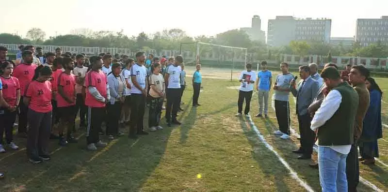 Sonepat नेशनल लॉ यूनिवर्सिटी में जज़्बा 2.0 स्पोर्ट्स मीट शुरू हुआ Sonepat नेशनल लॉ यूनिवर्सिटी में जज़्बा 2.0 स्पोर्ट्स मीट शुरू हुआ