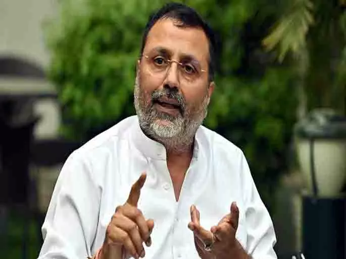 BJP सांसद निशिकांत दुबे के मुंबई वाले बयान से फिर विवाद खड़ा हो गया BJP सांसद निशिकांत दुबे के मुंबई वाले बयान से फिर विवाद खड़ा हो गया