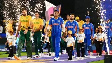 T20 WC 2026: भारत vs साउथ अफ्रीका, रोमांचक सुपर 8 मुकाबले का पहला हाफ T20 WC 2026: भारत vs साउथ अफ्रीका, रोमांचक सुपर 8 मुकाबले का पहला हाफ