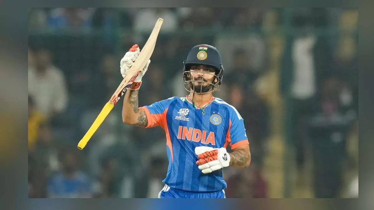 T20 WC 2026: भारत को सुपर-8 में शुरुआती झटका, ईशान किशन आउट T20 WC 2026: भारत को सुपर-8 में शुरुआती झटका, ईशान किशन आउट