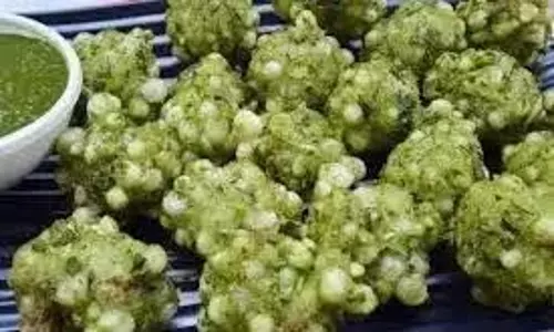 Palak Sabudana Pakora :नाश्ते में बनाएं पालक साबूदाना पकोड़े Palak Sabudana Pakora :नाश्ते में बनाएं पालक साबूदाना पकोड़े