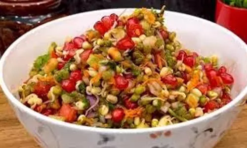 (Sprouts Salad :सलाद वेट लॉस में है बेहद फायदे,मंदजानें 2 मिनट में इसे कैसे बनाएं