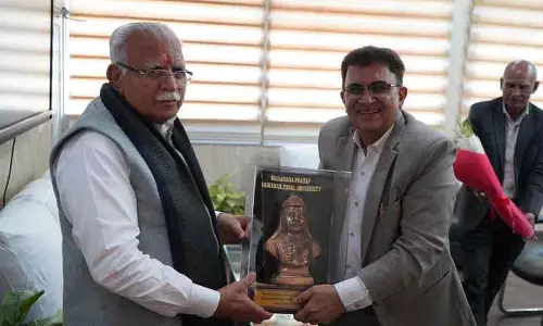 मनोहर लाल खट्टर ने Karnal में बागवानी विश्वविद्यालय में काम की प्रगति की समीक्षा की