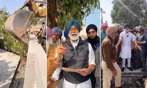 कांग्रेस MLA सुखपाल खैरा के घर का कुछ हिस्सा भोलाथ में गिराया गया, इस कार्रवाई को गलत बताया कांग्रेस MLA सुखपाल खैरा के घर का कुछ हिस्सा भोलाथ में गिराया गया, इस कार्रवाई को गलत बताया