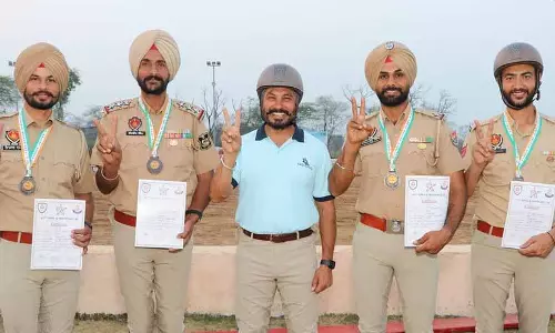 Punjab Police की घुड़सवारी टीम ने नेशनल चैंपियनशिप में मेडल जीते Punjab Police की घुड़सवारी टीम ने नेशनल चैंपियनशिप में मेडल जीते