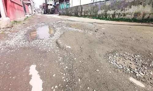 हंदवाड़ा बाईपास रोड खस्ताहाल, आने-जाने वालों को परेशानी