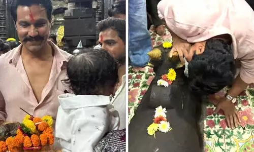 Eetha की शूटिंग के बीच रणदीप हुड्डा ने कोल्हापुर के महालक्ष्मी मंदिर में आशीर्वाद लिया