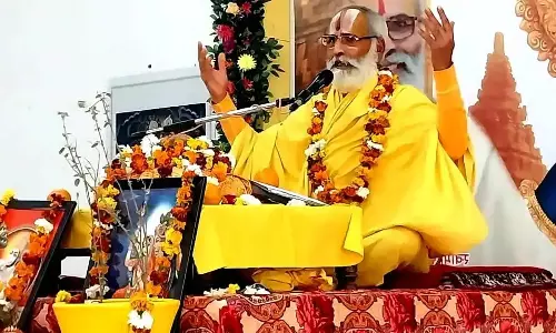 Dholpur: भानुदेवाचार्य ने साझा किए विचार Dholpur: भानुदेवाचार्य ने साझा किए विचार