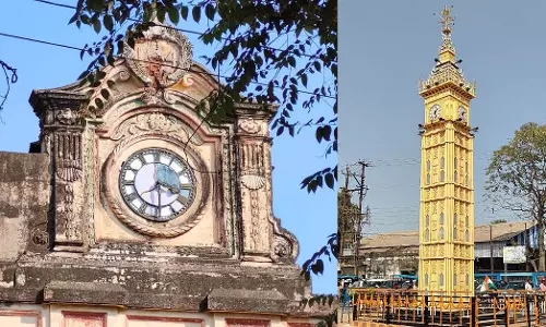 100 साल पुरानी Siuri घड़ी की अनदेखी; लोग मरम्मत का इंतज़ार कर रहे 100 साल पुरानी Siuri घड़ी की अनदेखी; लोग मरम्मत का इंतज़ार कर रहे