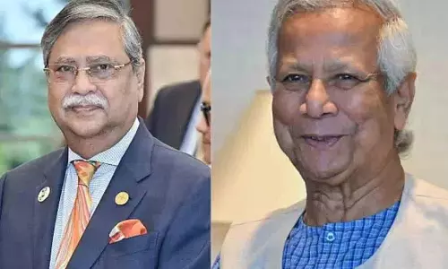 Bangladesh के राष्ट्रपति ने यूनुस के फैसले के बुरे पहलू बताए Bangladesh के राष्ट्रपति ने यूनुस के फैसले के बुरे पहलू बताए