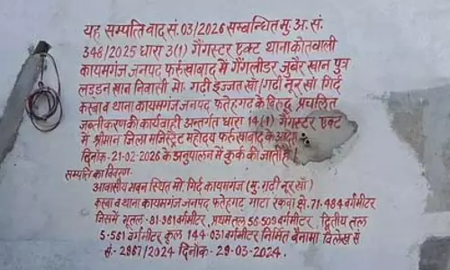 Gangster के खिलाफ पुलिस की बड़ी कार्रवाई, 26 करोड़ से अधिक की संपत्ति कुर्क