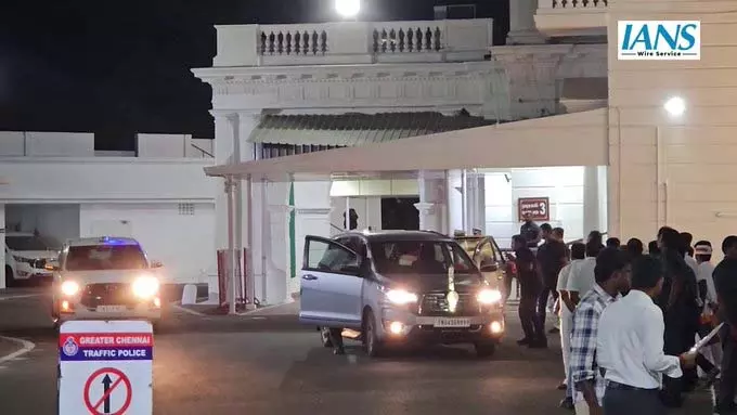सचिवालय में मुख्यमंत्री M.K. Stalin की अध्यक्षता में कैबिनेट बैठक, कई मंत्री पहुंचे सचिवालय में मुख्यमंत्री M.K. Stalin की अध्यक्षता में कैबिनेट बैठक, कई मंत्री पहुंचे