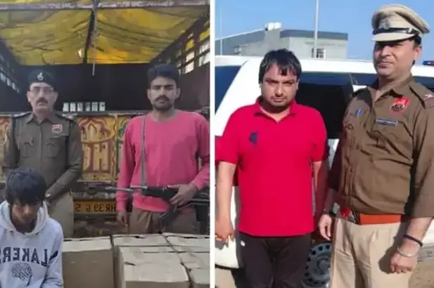 Sonipat: अवैध शराब तस्करी में दो गिरफ्तार Sonipat: अवैध शराब तस्करी में दो गिरफ्तार