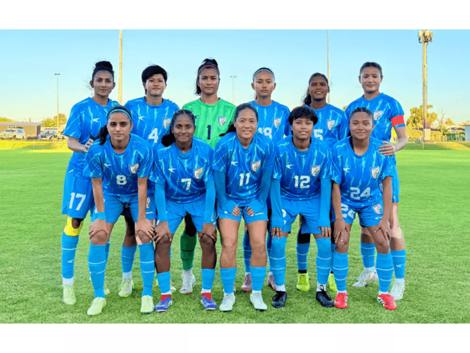 भारतीय महिला टीम ने मैत्रीपूर्ण मैच में Perth Azzuri को 7-2 से हराया भारतीय महिला टीम ने मैत्रीपूर्ण मैच में Perth Azzuri को 7-2 से हराया