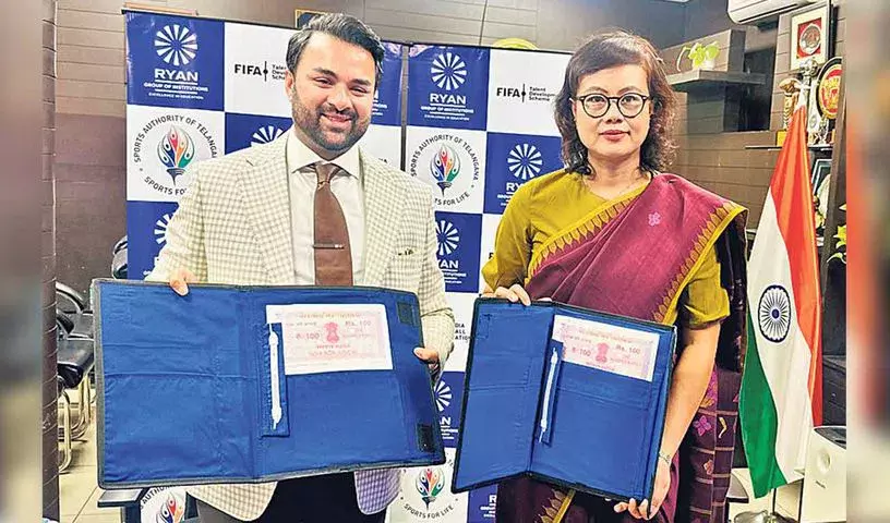 Ryan Group ने फुटबॉल को बढ़ावा देने के लिए SATG के साथ समझौता किया