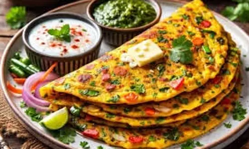 Makki Atta Vegetable Chilla: ट्राई करें मक्की के आटे का चीला Makki Atta Vegetable Chilla: ट्राई करें मक्की के आटे का चीला