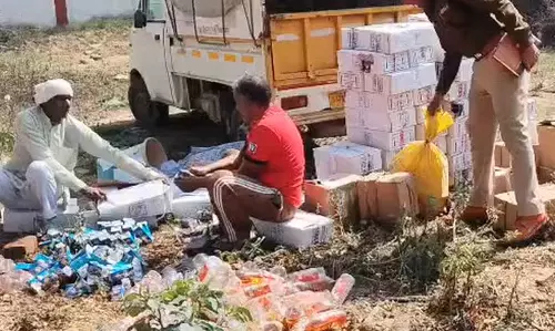Loharu: 70 पेटी शराब की गई खत्म, पुलिस ने की निर्णायक कार्रवाई