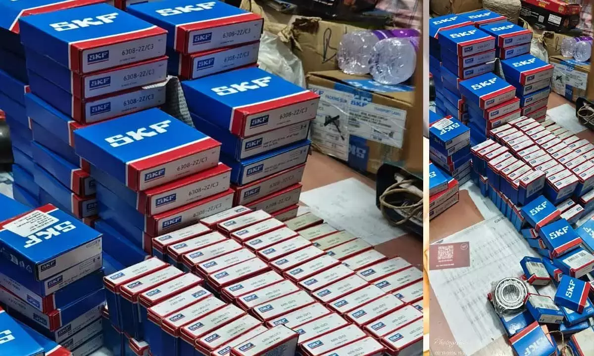 Hyderabad पुलिस ने सिकंदराबाद में नकली SKF बेयरिंग जब्त की Hyderabad पुलिस ने सिकंदराबाद में नकली SKF बेयरिंग जब्त की