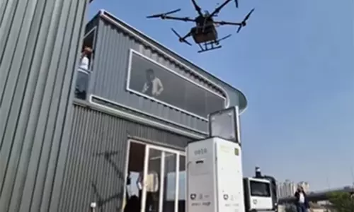 ड्रोन डिलीवरी कंपनी स्काई एयर ने Gurugram में एआई-संचालित डोरस्टेप डिलीवरी शुरू की