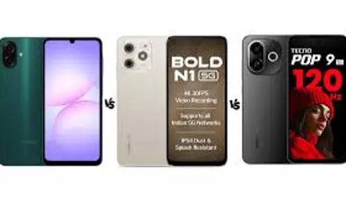 Realme P4 Lite 4G vs Samsung Galaxy A07 4G vs Tecno Pop 9 5G: जानें 10K में कौन सा है बेस्ट Realme P4 Lite 4G vs Samsung Galaxy A07 4G vs Tecno Pop 9 5G: जानें 10K में कौन सा है बेस्ट