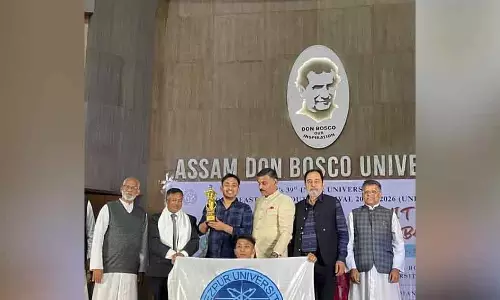 Tezpur यूनिवर्सिटी ने इंटर-यूनिवर्सिटी यूथ फेस्टिवल में लिटरेरी और म्यूजिक में शानदार प्रदर्शन किया Tezpur यूनिवर्सिटी ने इंटर-यूनिवर्सिटी यूथ फेस्टिवल में लिटरेरी और म्यूजिक में शानदार प्रदर्शन किया