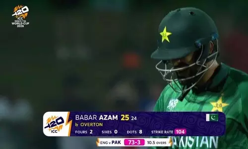 Pakistan vs England: ओवरटन की घातक गेंदबाज़ी, बाबर आज़म बोल्ड Pakistan vs England: ओवरटन की घातक गेंदबाज़ी, बाबर आज़म बोल्ड