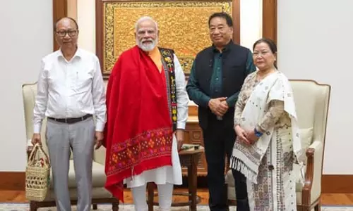 Manipur सीएम खेमचंद सिंह ने पीएम मोदी से की बैठक Manipur सीएम खेमचंद सिंह ने पीएम मोदी से की बैठक