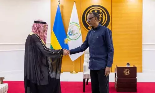 Saudi Arabia और रवांडा ने सहयोग संबंध मजबूत करने पर की चर्चा Saudi Arabia और रवांडा ने सहयोग संबंध मजबूत करने पर की चर्चा