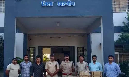 Khargon: खरगोन में शराब तस्कर फरार, आरोपी फरार