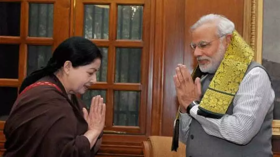 PM Modi ने जयललिता को उनकी 78वीं जयंती पर ‘करिश्माई नेता’ बताया PM Modi ने जयललिता को उनकी 78वीं जयंती पर ‘करिश्माई नेता’ बताया