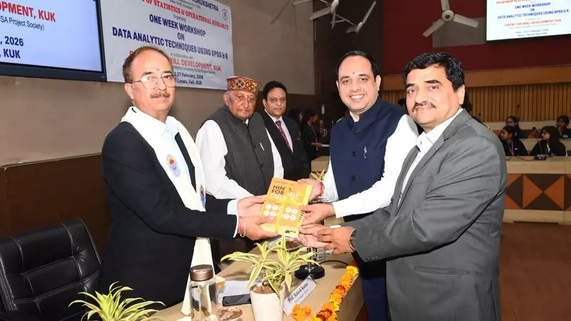 Kurukshetra यूनिवर्सिटी में डेटा एनालिटिक टेक्नीक पर वर्कशॉप Kurukshetra यूनिवर्सिटी में डेटा एनालिटिक टेक्नीक पर वर्कशॉप