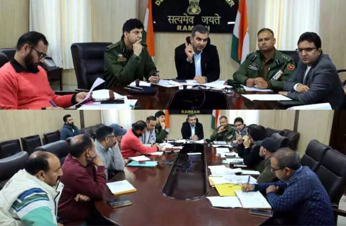 डीसी रामबन ने SANJY 2026 के लिए व्यवस्था पर चर्चा की डीसी रामबन ने SANJY 2026 के लिए व्यवस्था पर चर्चा की