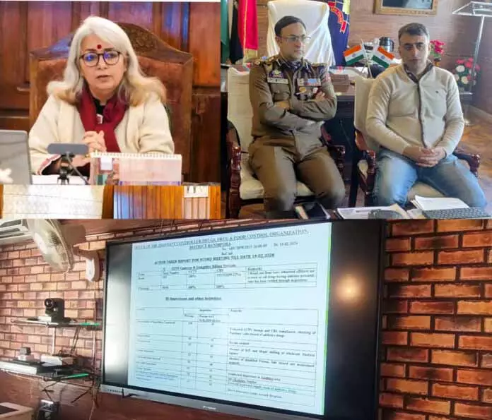 DM ने एंटी-ड्रग उपायों की समीक्षा की, सतर्क निगरानी और कोऑर्डिनेटेड कार्रवाई पर ज़ोर दिया DM ने एंटी-ड्रग उपायों की समीक्षा की, सतर्क निगरानी और कोऑर्डिनेटेड कार्रवाई पर ज़ोर दिया