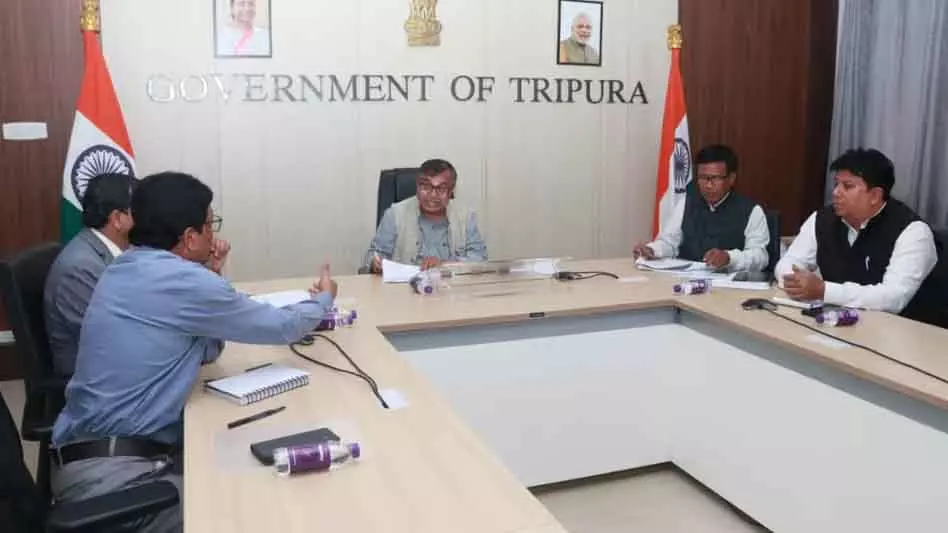 Tripura ने किसानों के लिए केंद्र से अतिरिक्त फंड और नई पहल की मांग की Tripura ने किसानों के लिए केंद्र से अतिरिक्त फंड और नई पहल की मांग की