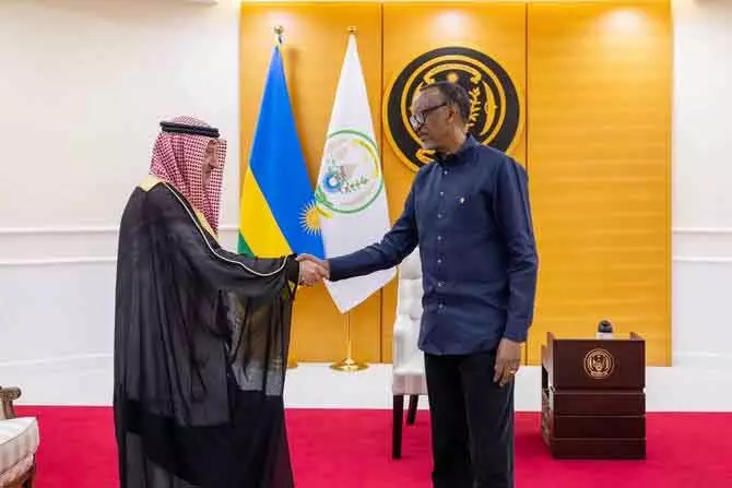 Saudi Arabia और रवांडा ने सहयोग संबंध मजबूत करने पर की चर्चा Saudi Arabia और रवांडा ने सहयोग संबंध मजबूत करने पर की चर्चा